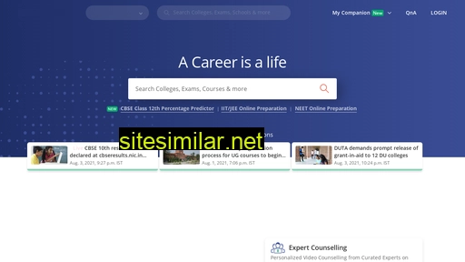 Careers360 similar sites
