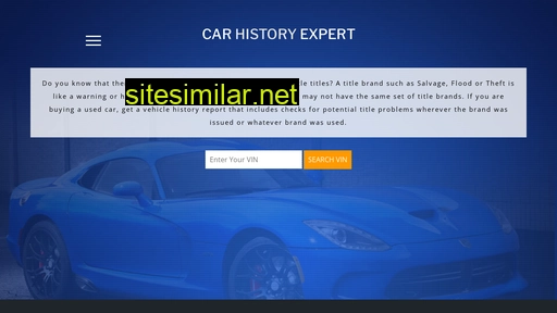 carhistoryexpert.com alternative sites