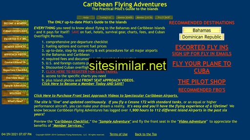 Caribbeanflyingadventures similar sites