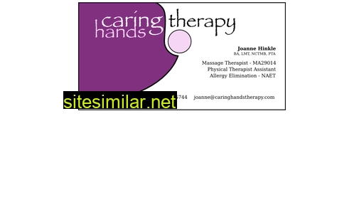 caringhandstherapy.com alternative sites