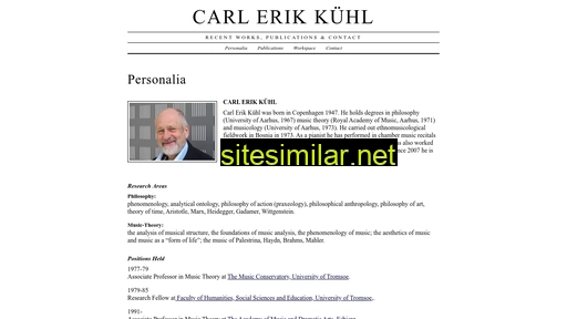 carlerikkuhl.com alternative sites