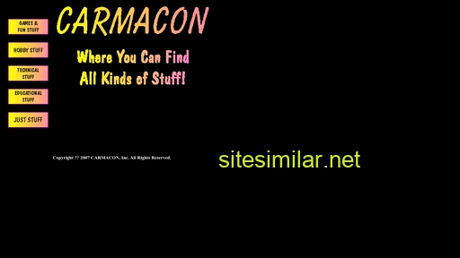 Carmacon similar sites