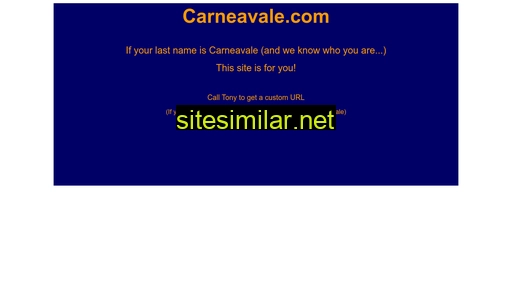 carneavale.com alternative sites