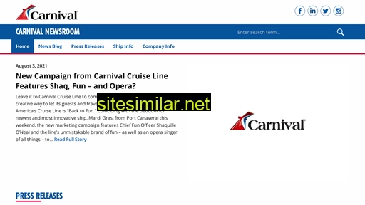 Carnival-news similar sites