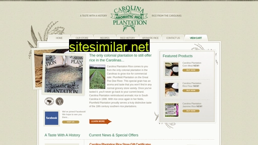 carolinaplantationrice.com alternative sites
