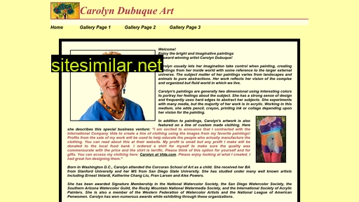 carolyndubuqueart.com alternative sites