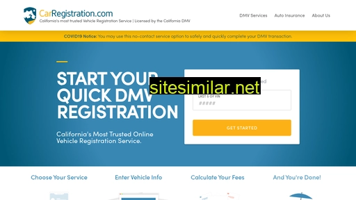 carregistration.com alternative sites