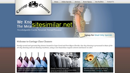 carriageclasscleaners.com alternative sites