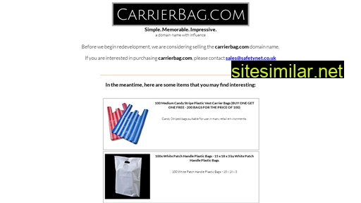 Carrierbag similar sites