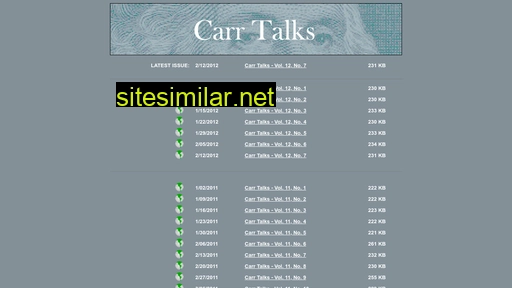 carrtalks.com alternative sites