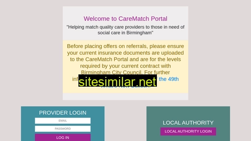 Carematchportal similar sites
