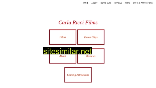 carlariccifilms.com alternative sites