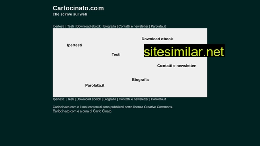 carlocinato.com alternative sites
