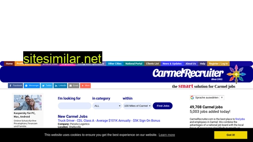 Carmelrecruiter similar sites