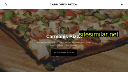 carmonispizza.com alternative sites