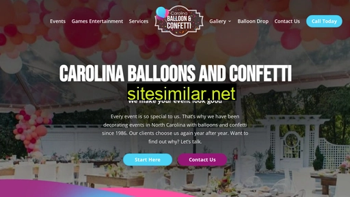 Carolinaballoons similar sites
