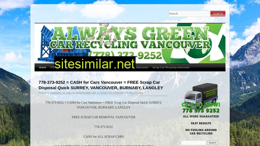 carrecyclingvancouver.com alternative sites
