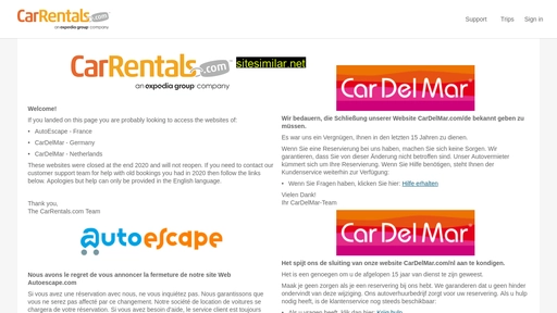 carrentals.com alternative sites