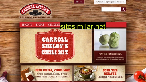 carrollshelbyschili.com alternative sites