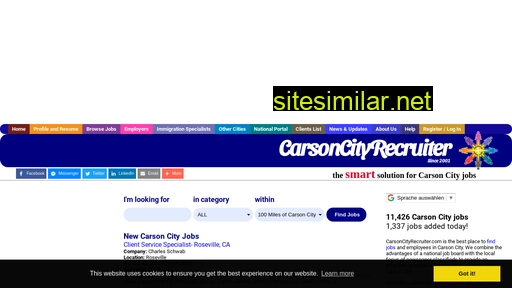 Carsoncityrecruiter similar sites