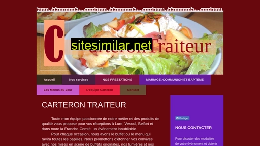 carteron-traiteur.com alternative sites