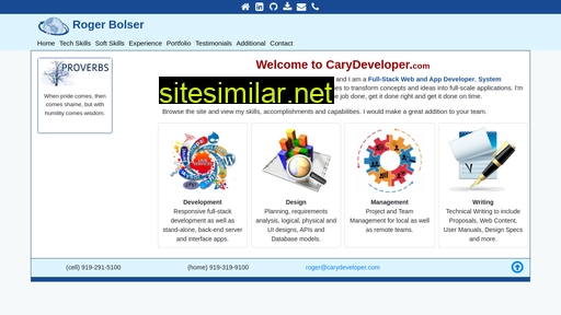 carydeveloper.com alternative sites