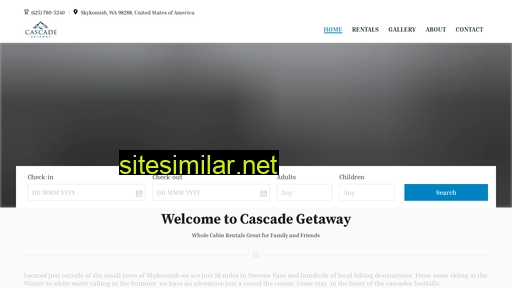 cascadegetaway.com alternative sites