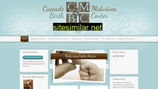 cascadebirthcenter.com alternative sites