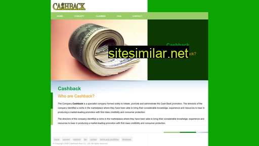 Cashbackasia similar sites