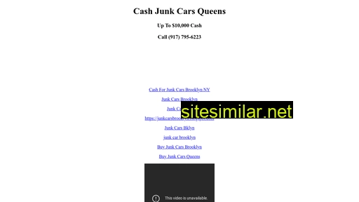 Cashjunkcarsqueens similar sites