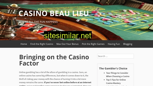 Casinobeaulieu similar sites
