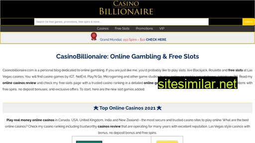 casinobillionaire.com alternative sites