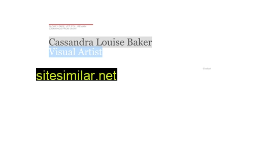 Cassandralouisebaker similar sites