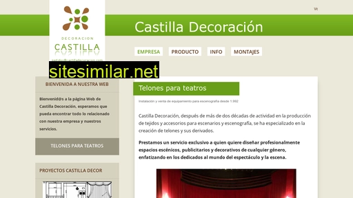 Castilladecoracion similar sites