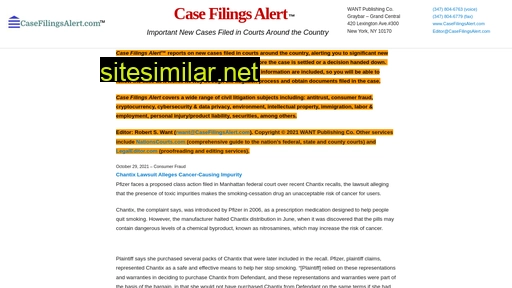casefilingsalert.com alternative sites