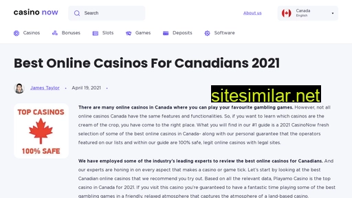 casino-now-canada.com alternative sites