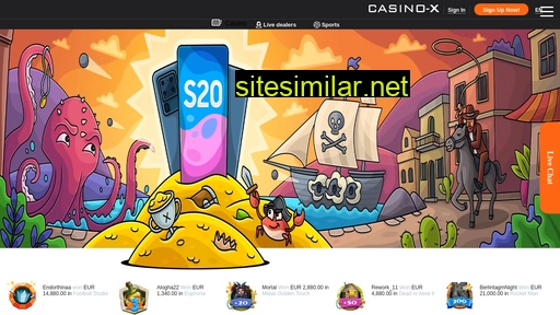 casino-x-canada.com alternative sites