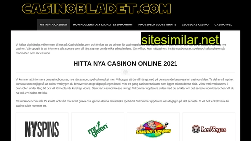 casinobladet.com alternative sites