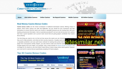 casinobonuscodes247.com alternative sites