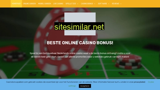 Casinobonuspakken similar sites
