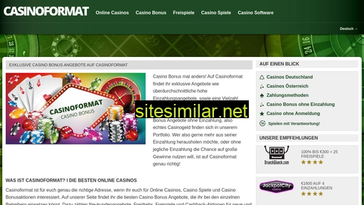 casinoformat.com alternative sites