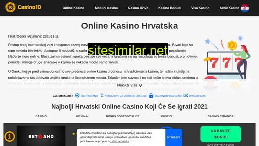 Casinohrvatska10 similar sites