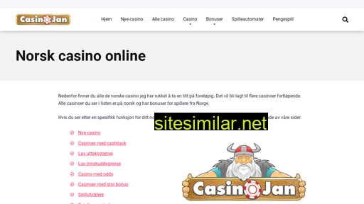 Casinojan similar sites