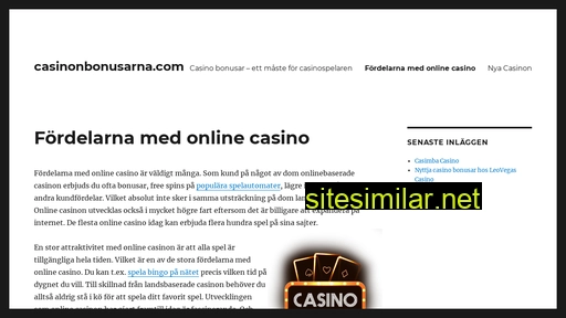 Casinonbonusarna similar sites