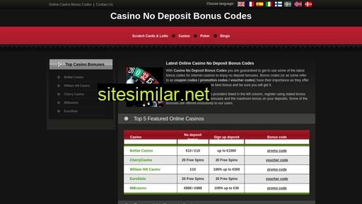 casinonodepositbonuscodes.com alternative sites