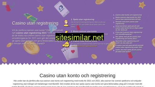 casinonutanregistrering.com alternative sites
