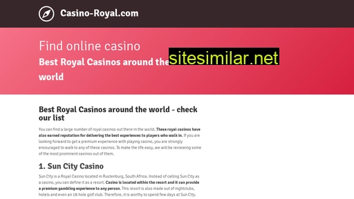 Casinos-royal similar sites
