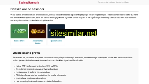 casinosdanmark.com alternative sites