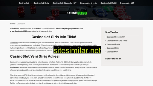 casinoslotr.com alternative sites