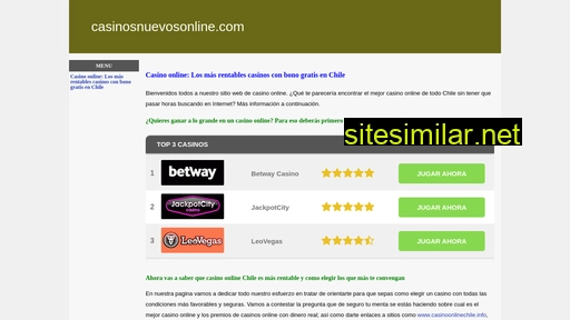 casinosnuevosonline.com alternative sites